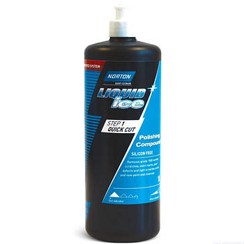 Полірувальна паста Norton Liquid Ice - Step 1 Quick Cut 1 л білий ковпачок