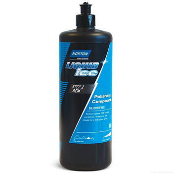 Полірувальна паста Norton Liquid Ice антиголограмна - Step 2 OEM 1 л чорний ковпачок