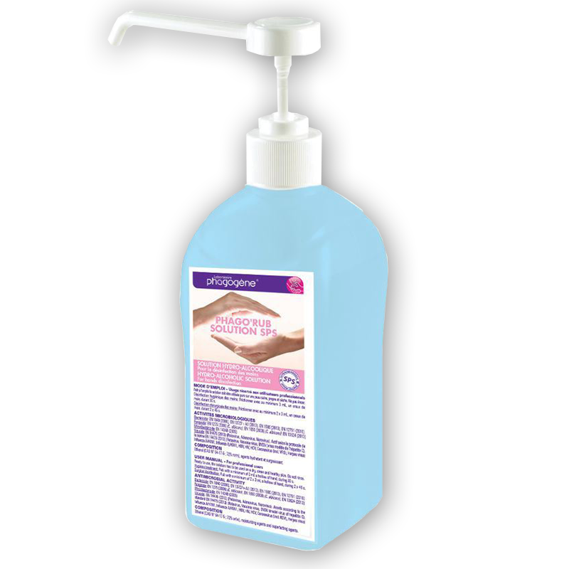 Антисептик для рук Phago Solution SPS, 500 мл, фото 1