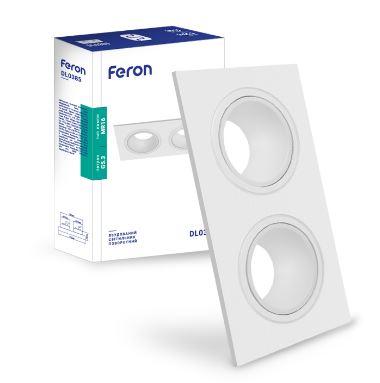 Вбудований поворотний світильник Feron DL0385 білий