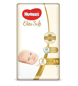 Підгузки Elite Soft 2 (50шт) 4-6кг Huggies