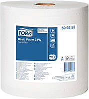 Протирочная бумага TORK 2х-слойная 800 листов в рулоне 25.5 х 33 см (509253)