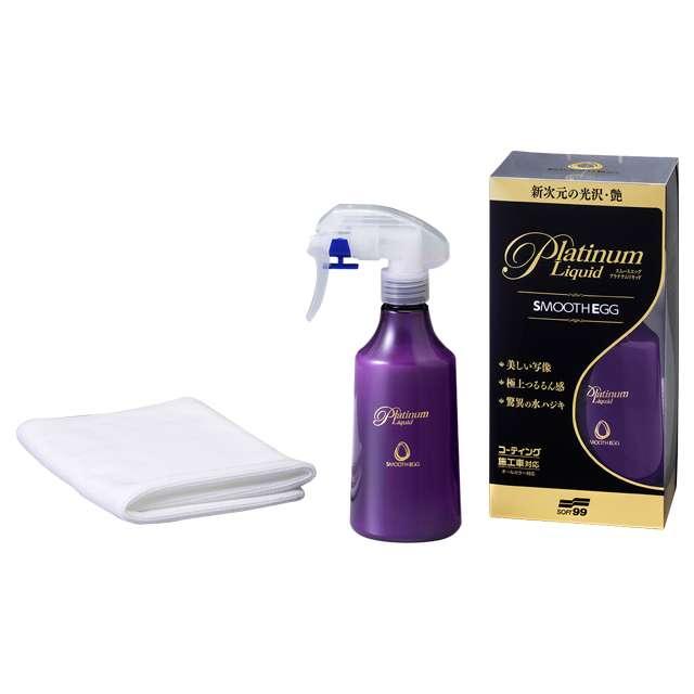 Полімерний захисний агент SOFT99 Smooth Egg Platinum Liquid з гідрофобним ефектом та глянцевим блиском 230 мл