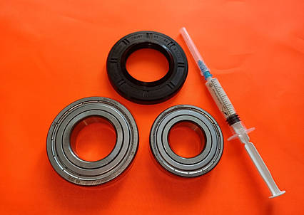 Комплект підшипників та сальник LG (6205, 6206, 37*66*9,5/12, мастило)