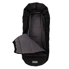 Зимовий конверт в коляску на флісі, кокон чохол для коляски Baby чорний