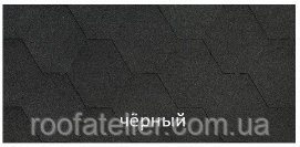 Бітумна черепиця Kerabit / Керабіт K+ Easy Трійка сіро-чорний, фото 1
