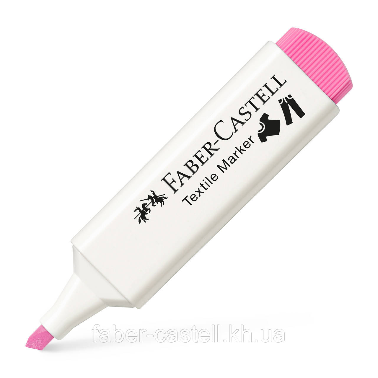 Маркер для тканини Faber-Castell Textile Marker, колір рожевий, 159526