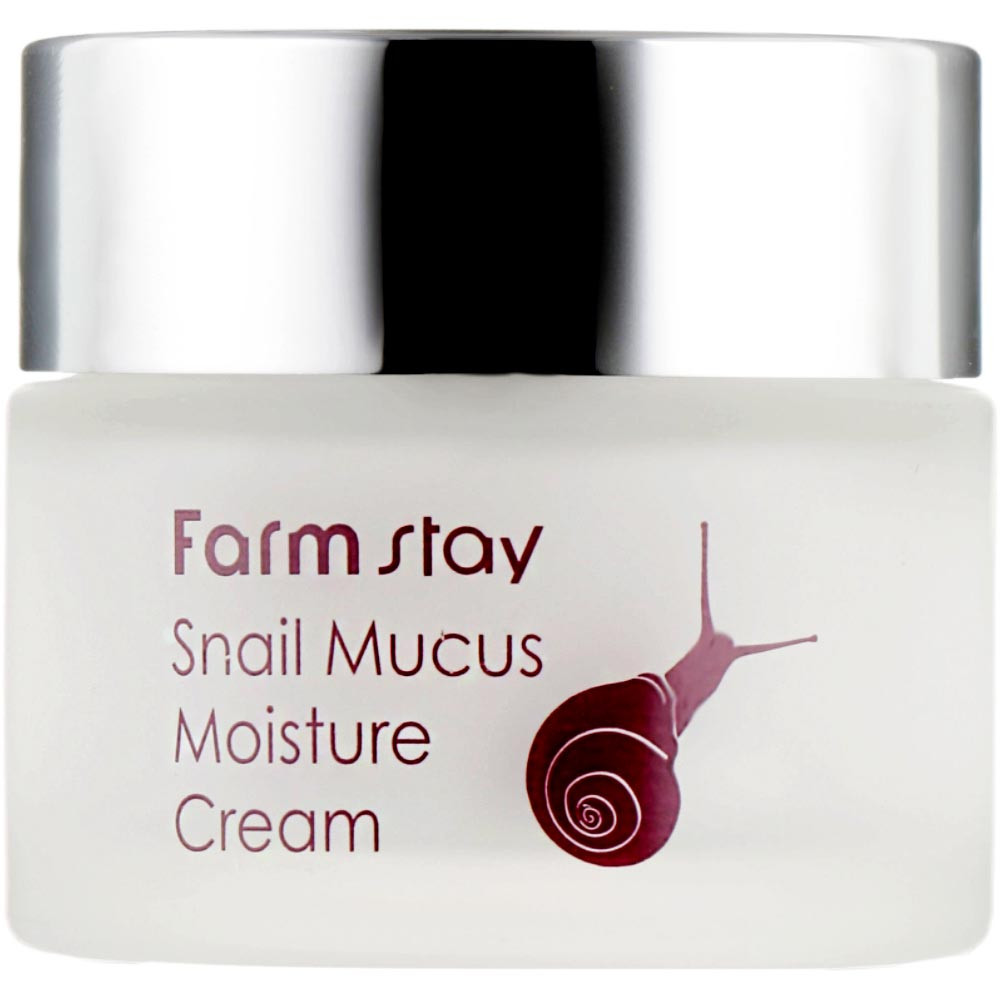 Зволожуючий крем для обличчя з муцином равлика Farmstay Snail Mucus Moisture Cream 50 г (8809426954537)