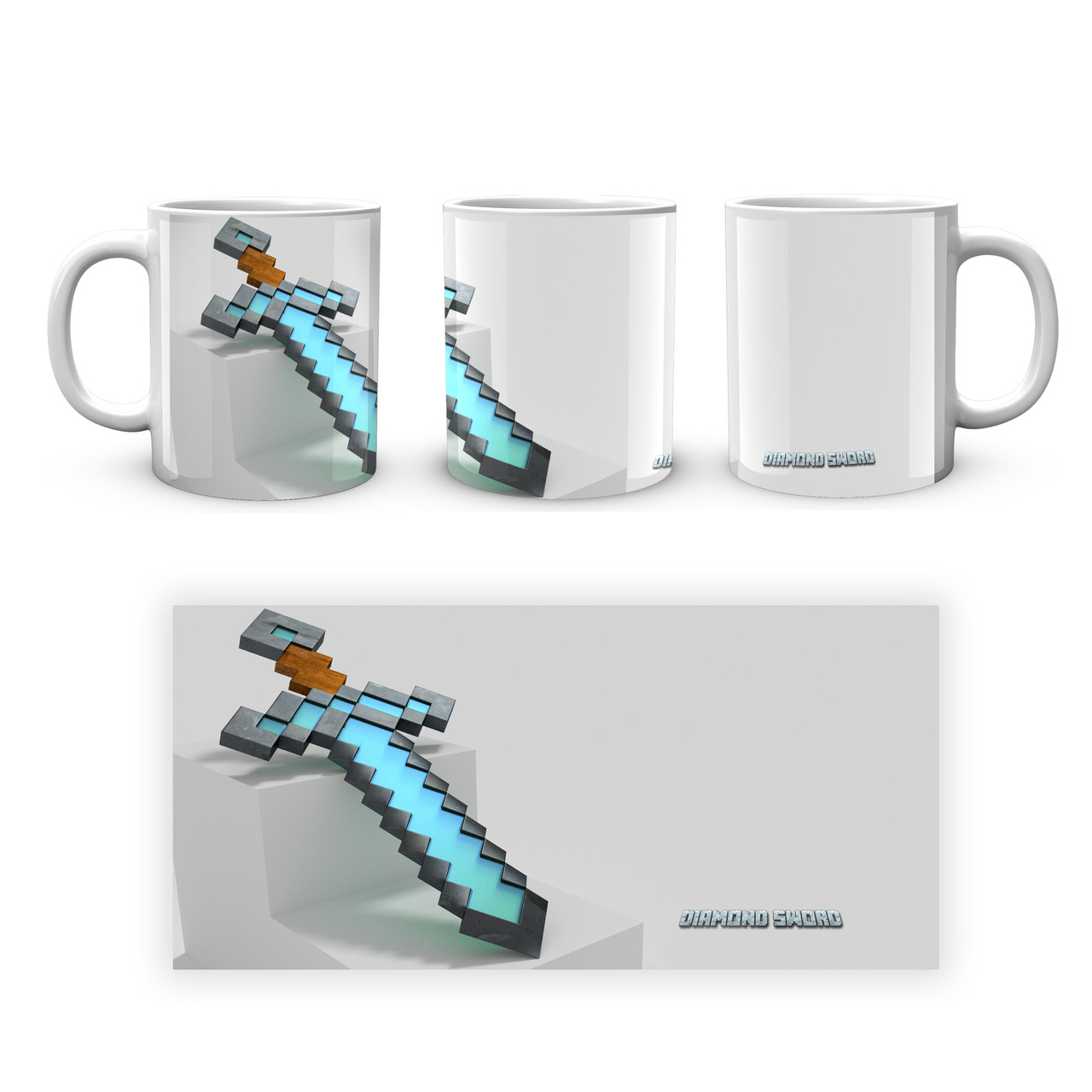 Кухоль GeekLand Minecraft Майнкрафт Алмазний меч MС.02.370