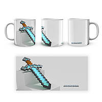 Кухоль GeekLand Minecraft Майнкрафт Алмазний меч MС.02.370