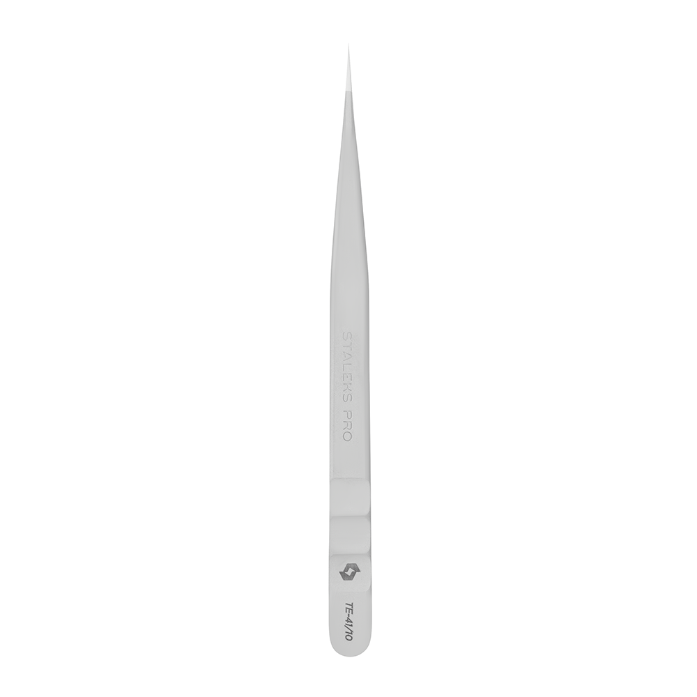 Пінцет для вій прямий STALEKS PRO EXPERT 41 TYPE 10, TE-41-10