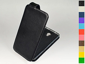 Відкидний чохол з натуральної шкіри для Doogee X7 / X7 Pro