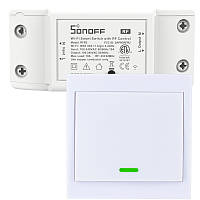 Sonoff RF R2 Радио (433 МГц) + WIFI Беспроводной Выключатель Для Умного Дома c таймером ANDROID, iOS + Настенный пульт дистанционного управления