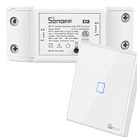 Sonoff RF R2 Радио (433 МГц) + WIFI Беспроводной Выключатель Для Умного Дома c таймером ANDROID, iOS Настенным пультом TXT2RF
