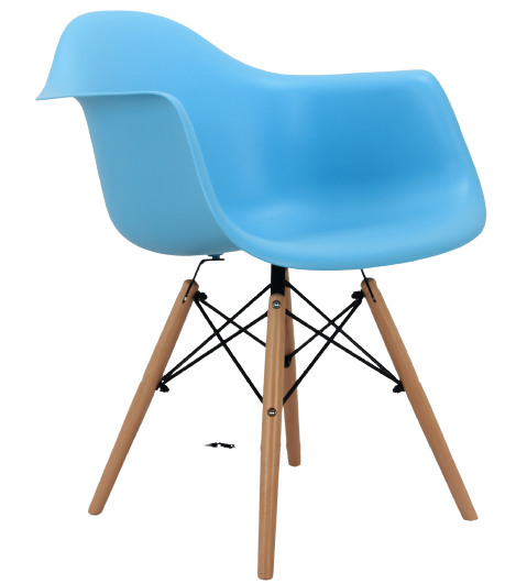 Кресло пластиковое в современном стиле Leon для баров, кафе, ресторанов,стильных квартир - фото 2 - id-p1269231838