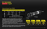 Тактичний ліхтар NITECORE P22R + NL1835HP 18650 3500mAh + Чохол NTH10 (1800LM, Cree XHP 35 HD, USB-C), фото 3