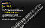 Тактичний ліхтар NITECORE P22R + NL1835HP 18650 3500mAh + Чохол NTH10 (1800LM, Cree XHP 35 HD, USB-C), фото 10