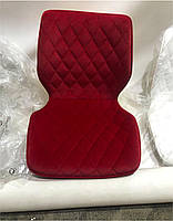 Стілець Greg CH-ML оксамит червоний B-1016 на хромованих ніжках, дизайн Charles&Ray Eames, фото 4