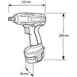 Акумуляторний ударний гайковерт Makita 6934FDWDE, фото 3