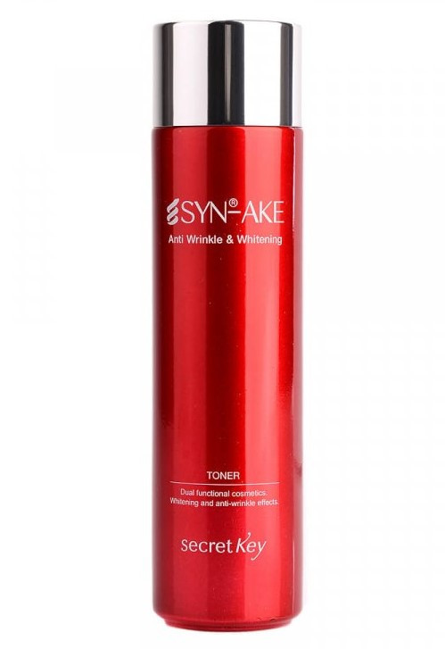 Тонер для догляду за віковою шкірою Secret Key SYN-AKE Anti Wrinkle & Whitening Toner 150 мл