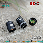Ліхтар AMUTORCH AX2 SST20 1100LM EDC+ Акумулятор 16340 900mAh Світло тепле 5000k маленьке ручне, фото 8