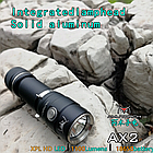 Ліхтар AMUTORCH AX2 XPL HD 1100LM EDC+ Акумулятор 18650 3200mAh Світло помірно холодне 6500k ручне, фото 7