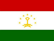 Прапор Таджикистану 100x150 см, атлас