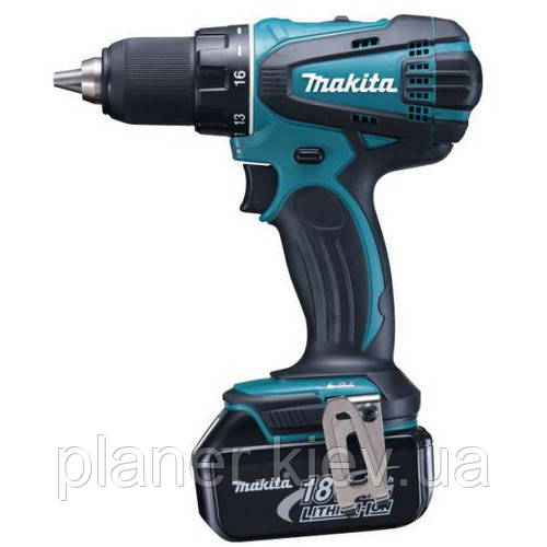 Акумуляторний дриль ударної дії — шурупокрут Makita BHP456RFE