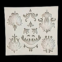 Силіконовий молд вензеля великі