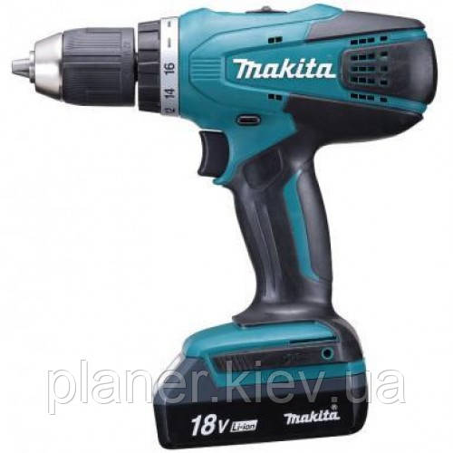 Акумуляторний дриль-шурупокрут Makita DF457DWE, фото 1