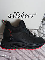 Черные женские кроссовки Allshoes