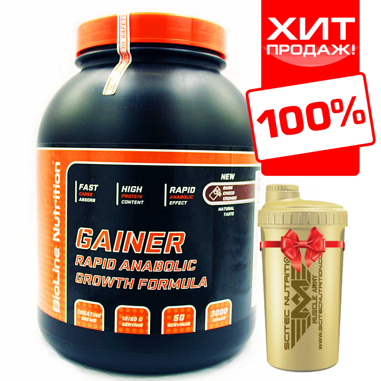 Купить Гейнер для набора массы и веса эктоморфу Rapid Anabolic ...