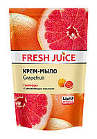 Крем-мыло с увлажняющим молочком Fresh Juice Grapefruit (грейпфрут) дой-пак - 460 мл.