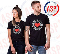 Парные футболки для пары влюбленных на 14 февраля Valentines day I Love you под заказ за 1 день
