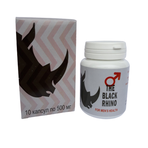 Black Rhino – капсули для чоловіків, 10 шт.