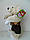 М'яка іграшка ведмедик Маріо H30см білий, фото 3