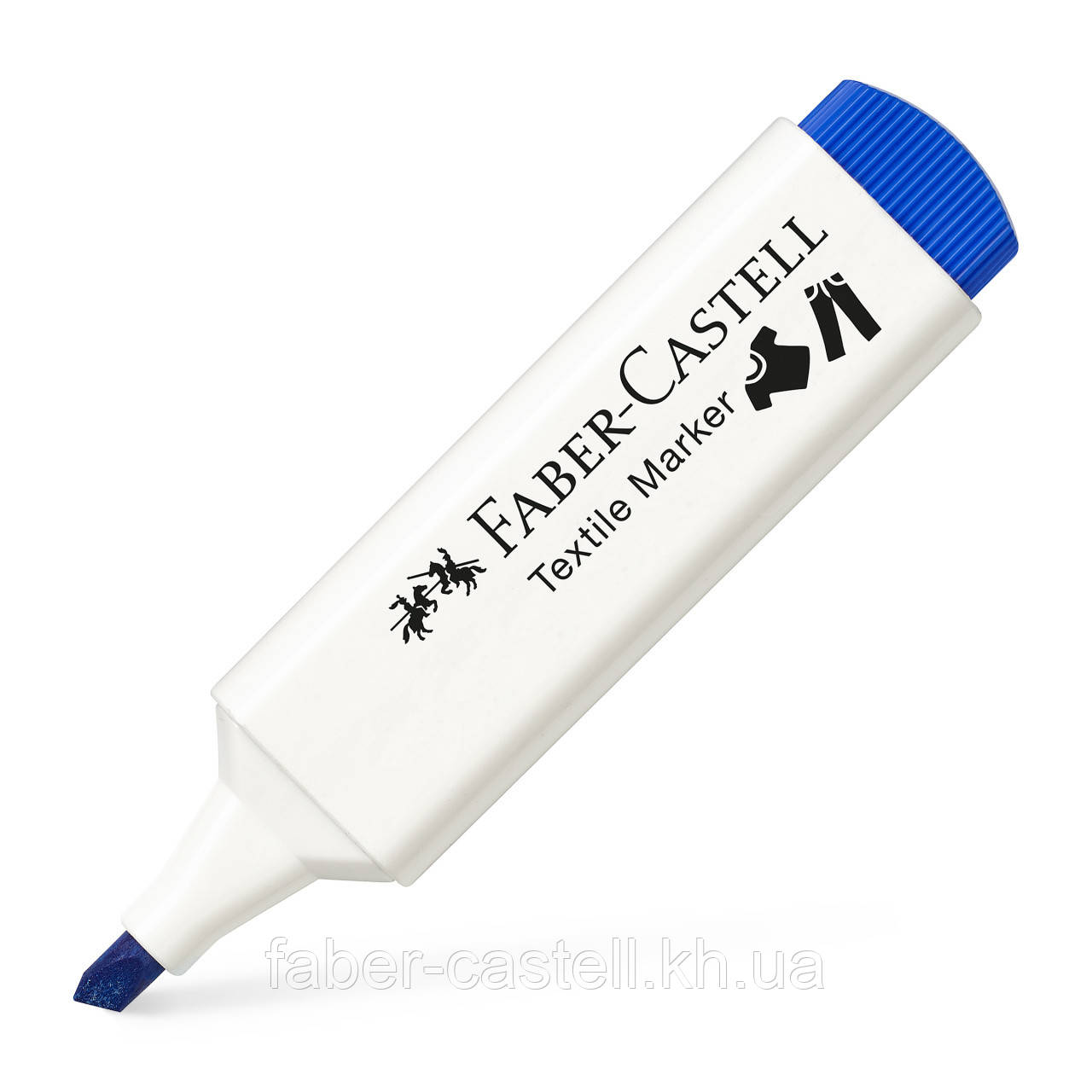 Маркер для тканини Faber-Castell Textile Marker, колір синій, 159523