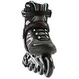 Ролики жіночі фітнес Rollerblade Zetrablade W Light Blue, фото 7