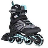 Ролики жіночі фітнес Rollerblade Zetrablade W Light Blue, фото 3