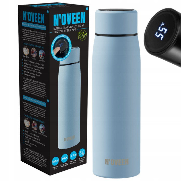 Термобутилка з дисплеєм Smart Noveen TB2217