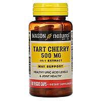 Комплекс з терпкою вишнею Tart Cherry 90 капс лікування подагри, від сечової кислоти Mason Naturals