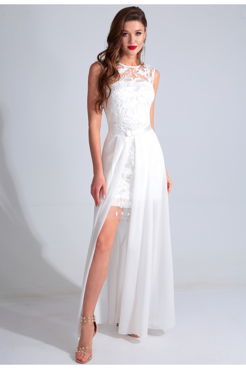 Сукня-двійка жіноча  модель GV-4377-20 біла