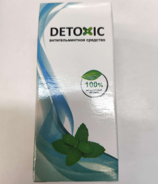 Засіб проти паразитів Detoxic Детоксик 30мл. Натуральні добавки та екстракти