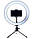 Кругла лампа для відеозйомки 26 см на тринозі 18 см PULUZ PKT3035, фото 4