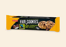 Шоколадне печиво 50% шоколаду Griesson Fair Cookies 150g