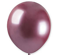 Шары латексные хром розовый, воздушный шар 13 см 5" для фотозоны комплект 5 шт Gemar Италия