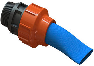 Муфта зовнішня різьба ASM 2" х 1 1/2" для рукава «Lay Flat»