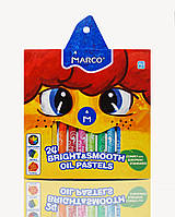 Пастель масляная 24цв. Bright&Smooth 1100ОР-24СВ MARCO