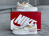 Жіночі кросівки Nike Air Force 1 Shadow Spruce Aura White Beige Rose CK3172-002 36, фото 7