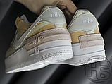 Жіночі кросівки Nike Air Force 1 Shadow Spruce Aura White Beige Rose CK3172-002 36, фото 9